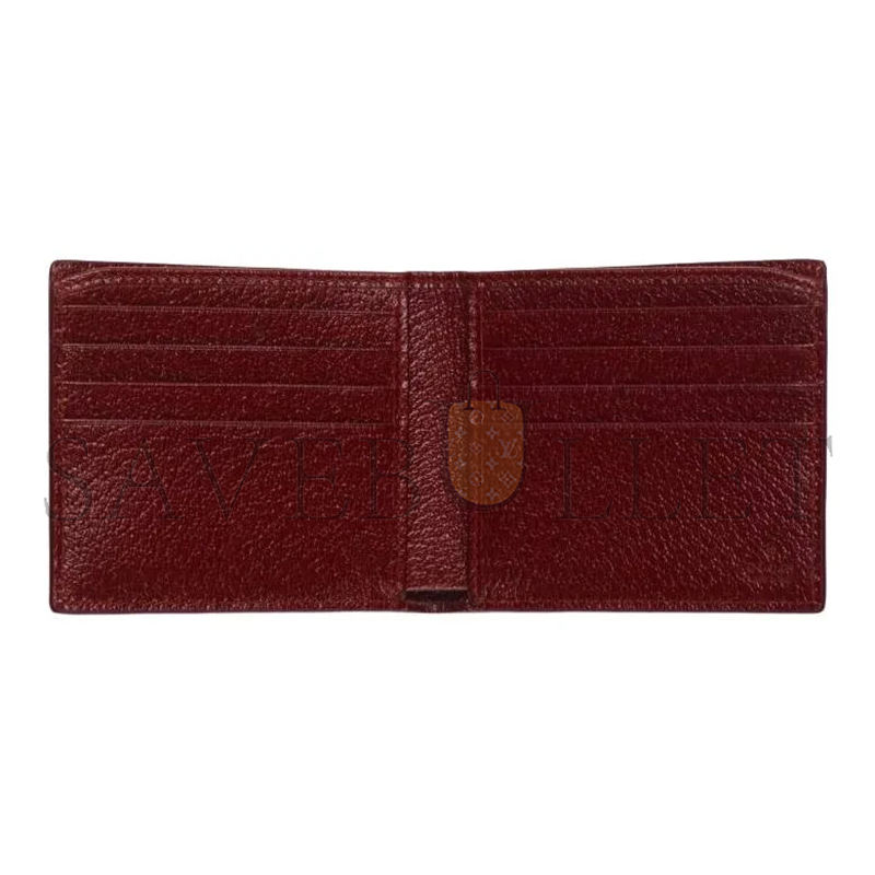 GUCCI BROWN INTERIOR GG BI-FOLD WALLET 768243 (21*9cm)